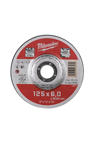 Milwaukee Disc de șlefuit pentru metal Contractor 125x6 mm, cod 4932451482