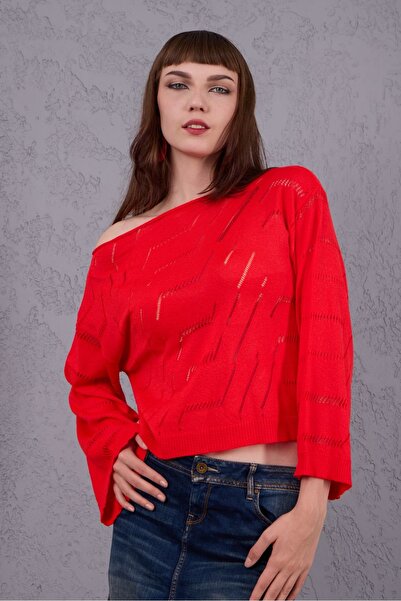 Su Moda îmbrăcăminte pentru femei tricotaje pulover mercerizat decolteu bateau cu pietre aplicate design subțire