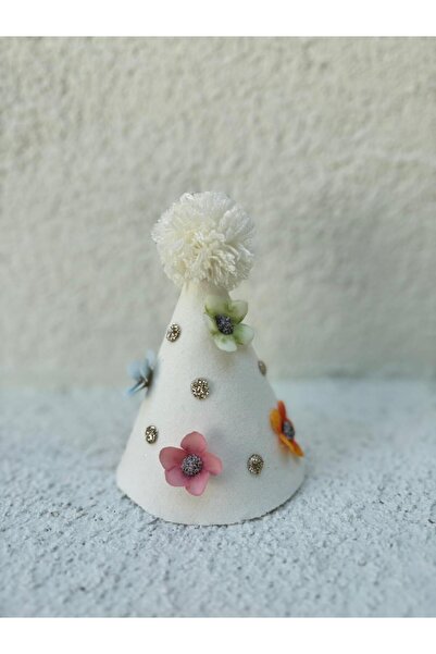 Kukuletaparty Çiçek Detaylı Kukuleta / 3 boyutlu