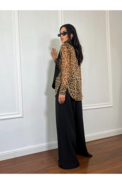 CC STORE SUNSHINE FLOW long two-piece set, reinterpreted shirt and long flared pants