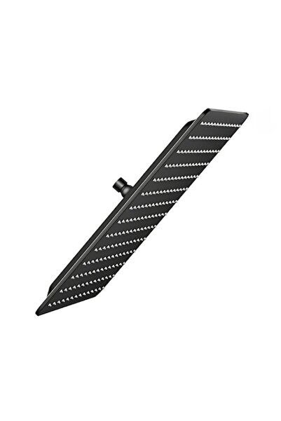 cribeau Cap de duș pătrat, model ploaie, 20x20 cm, Cribeau®, negru