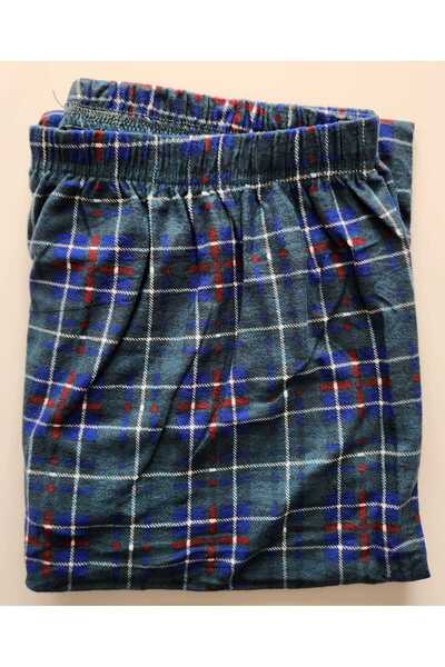 Mirano Süet Battal Beden Düğmeli Anne Pijama Takımı