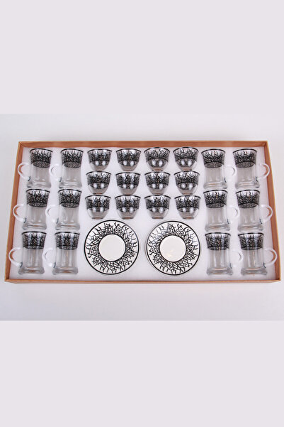 Generic طقم أكواب شاي وفناجين قهوة مع الصحون