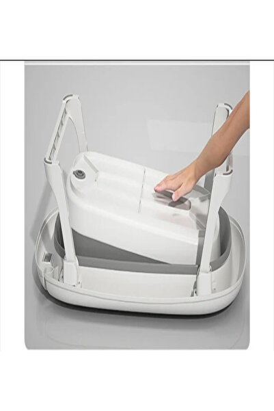 Un 5-Piece Non-Slip Foldable Baby Bath Tub - Grey