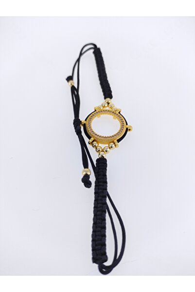 elisitakistory çeyrekaltın takmak için altın kaplama çerçeveli bileklik folş ip