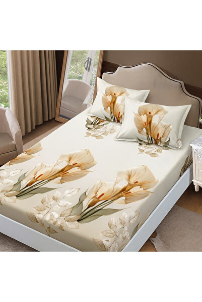 NufJoy Finet Gros Elastic Fitted Sheet Set for Mattress 160x200 cm and 2 Pillowcases 50x70 cm