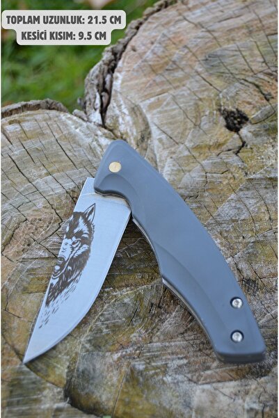 BIÇAK DOĞADA AKTÜRK KURT MODEL Çakı-Plastik Saplı–İçten Kilitli, 4034 Paslanmaz Çelik-Kişiselleştirilebilir