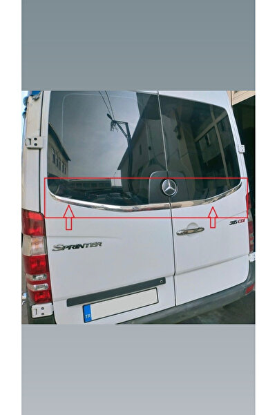 MİKOLİNE OTOMOTİV Mercedes Sprinter W906 Krom Arka Cam Alt Çıtası 2006 Üzeri