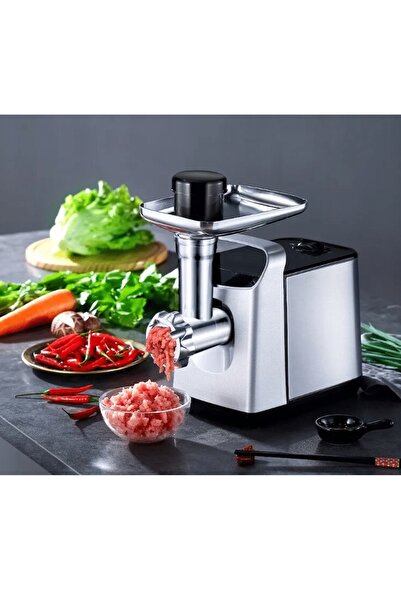 Deliny Mașină de tocat carne electrică 2000W – Putere mare, 3 site, funcție inversă