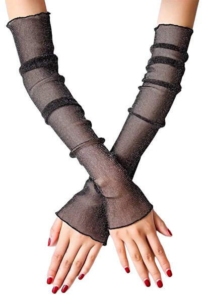 KESNUP Set de 2 mănuși fără degete, negre