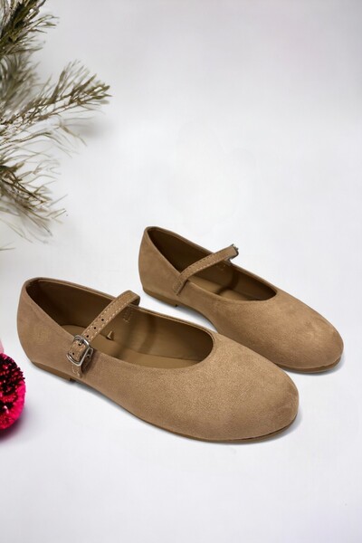 Ponchiq Gray Floral Girl's Ballerina Ballet