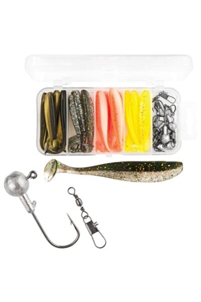 Baracuda Set de umbrelă 6 cm + jig + spirale și cleme, 20 buc/set