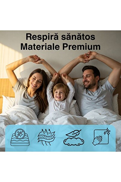 NufJoy Finet Gros Elastic Fitted Sheet Set for Mattress 160x200 cm and 2 Pillowcases 50x70 cm