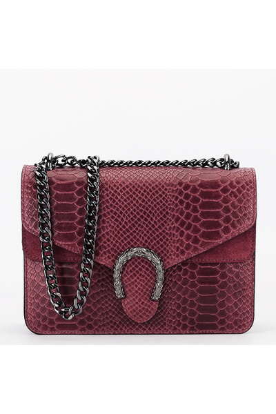 SOFILINE Burgundy genuine leather bag B-1524 123