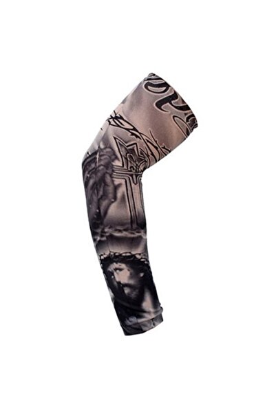 Zamo Maneca Tatuaj, Zamo®, Jesus, Material Sintetic si Elastic, 39x8cm, Marime Universala