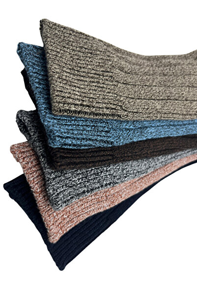 FENRA STUDIO MAVİ KIŞLIK SICAK TUTAN DERBY PAMUKLU ÇORAP