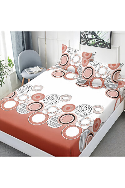 NufJoy Finet Gros Elastic Fitted Sheet Set for Mattress 160x200 cm and 2 Pillowcases 50x70 cm