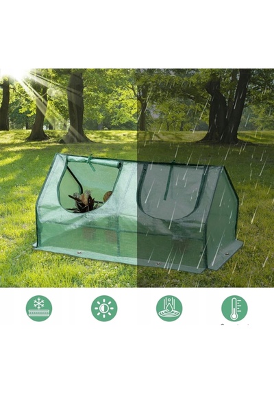 KESNUP Mini garden tunnel greenhouse, Green