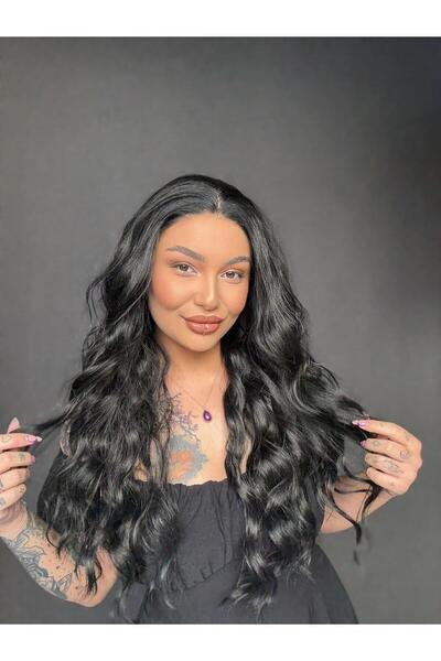 Suzan Peruk Hayalet Tül Peruk- Heryöne ayrımlı Her başa uyumlu gerçek saç dok...