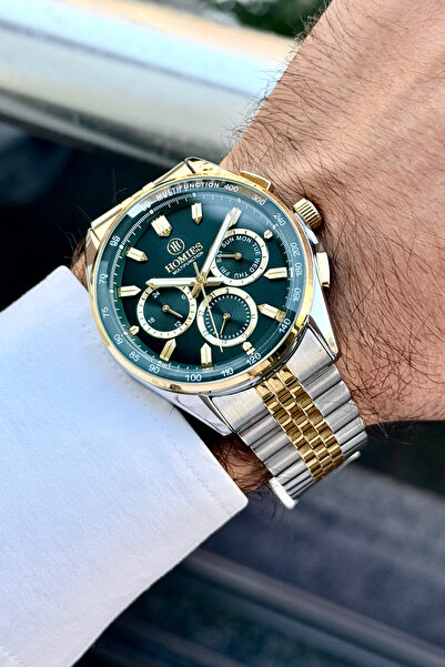 Homies Orjinal Erkek Kol Saati Su Geçirmez Çelik Kordon Hediyelik Kutusu ve Bileklik Hediyeli.SK893749