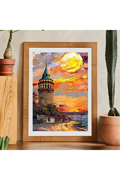 woodhomeworks Tek Parça Salon Ofis Dekor Tablo Vrynt