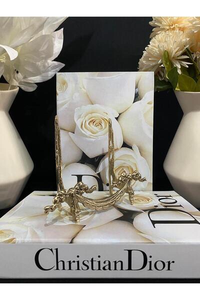 DecoZel LİMOGES PİRİNÇ DÖKÜM TABAK STANDI SUNUMLUK DEKOR EV DEKORASYON LİMOGE