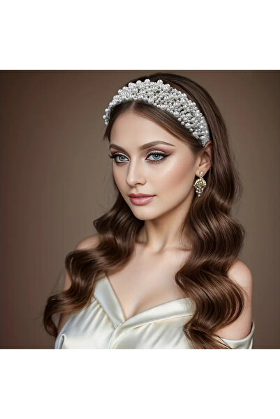 Eva Flore Αξεσουάρ για τα μαλλιά της νύφης σε στυλ μπαρόκ με πέρλες - Μποέμικο σχέδιο, αξεσουάρ για τα μαλλιά της νύφης