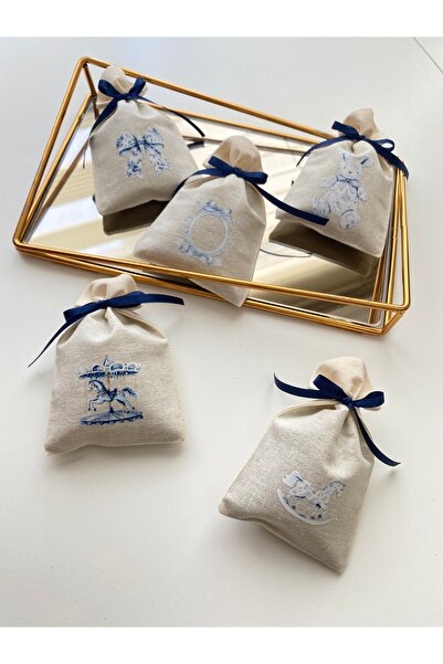 MADE BY STATİS Vintage Bebek Serisi 10'lu Baskı Lavanta Kesesi