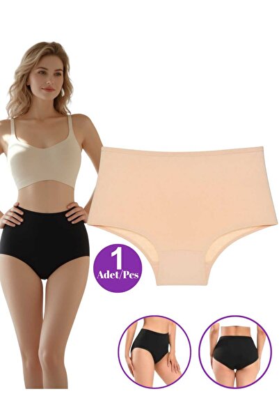 ROSEPERİ Women's Panties High Waist Lycra Cotton Recovery Comfortable Everyday