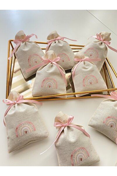 MADE BY STATİS Gökkuşağı Model 10’lu Baskı Lavanta Kesesi / Doğum, Doğum günü...