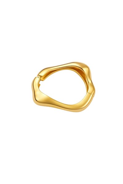 Sense of Atelier Golden Wave Handcuff Bracelet