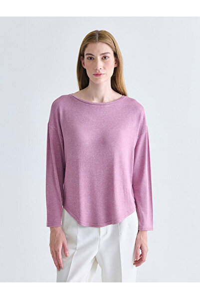 LC Waikiki LCW Grace Pembe Bisiklet Yaka Kadın Tişört