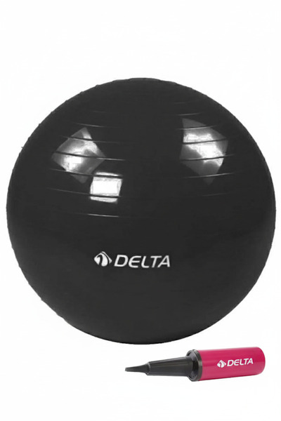 Delta 55 Cm Deluxe 140 Cm - 159 Cm Boy Aralığında Olanlar Için Uygun Mor Pilates Topu Ve Pompa Seti