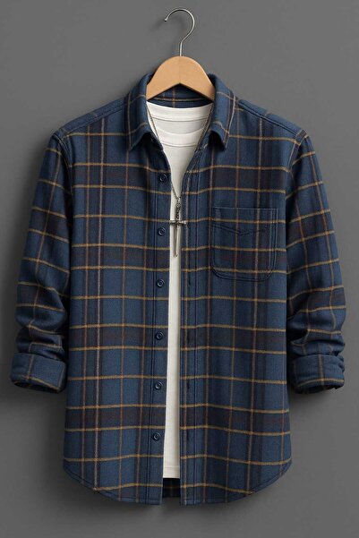 YNGMENCLASS CEPLİ Büyük Beden Battal Ekose Oduncu Gömleği