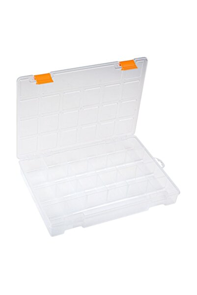 SHOPIENS Cutie organizator de plastic cu 21 de compartimente Shopiens®, 20.3x27.6x4.2 cm