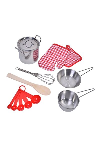 OEM Set oale, cratite din inox si ustensile de bucatarie, aspect realist, 9 p...