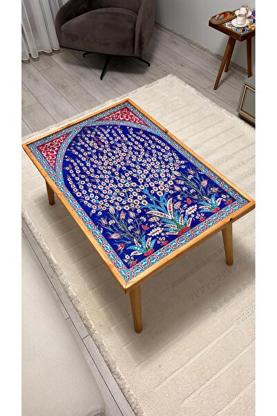 Home Osmanlı Motifli Seramik Orta Sehpa 60 cm x 90 cm