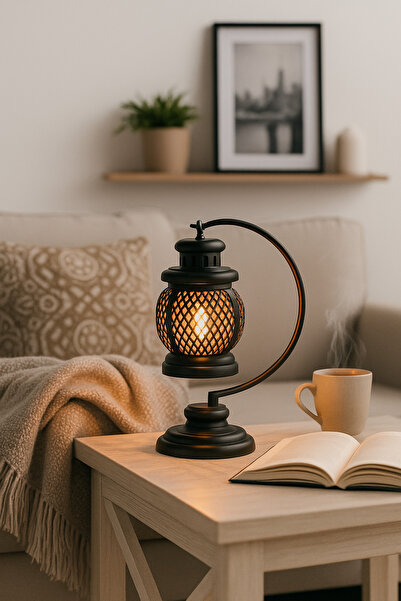 COSMOLAB3D Dekoratif Masa Üstü Fener Lamba 13 x 16 cm