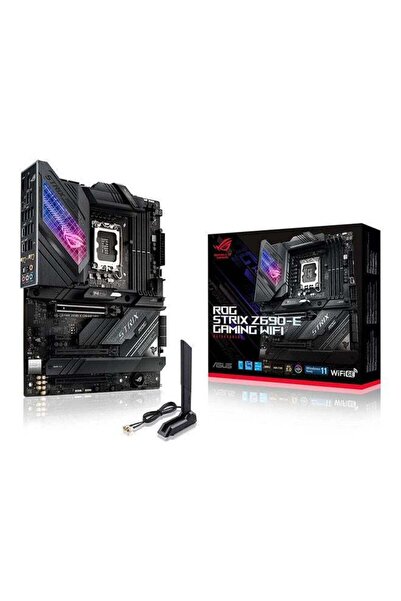 ASUS لوحة أم Rog Strix Z690-E للألعاب بتقنية WiFi Intel LGA 1700 ATX