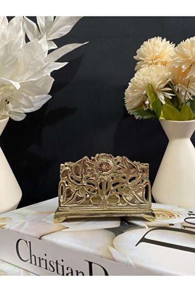 DecoZel Brass Cast Handcrafted Napkin Holder