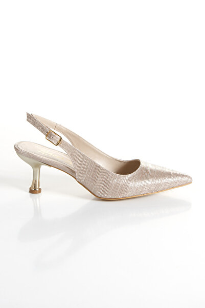 Akçetin Moda Women's Short Heel Special Production Evening Dress Shoes