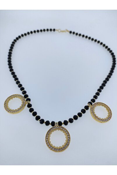 elisitakistory çeyrekaltın takmak için üçlü kolye altın kaplama çerçeveli