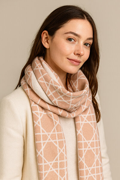 Sebir Moda Cannage Patterned Knitwear Scarf