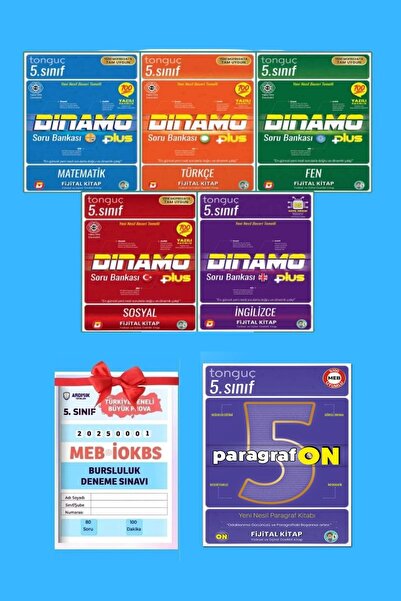 Tonguç Yayınları 5. Sınıf Dinamo Soru Bankası Set + Paragrafon