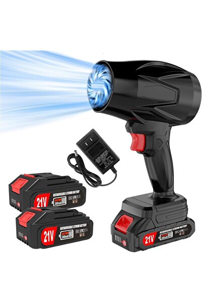 Hope منفاخ أوراق كهربائي لاسلكي يعمل بالبطارية مع شاحن، 400000 دورة في الدقيق...