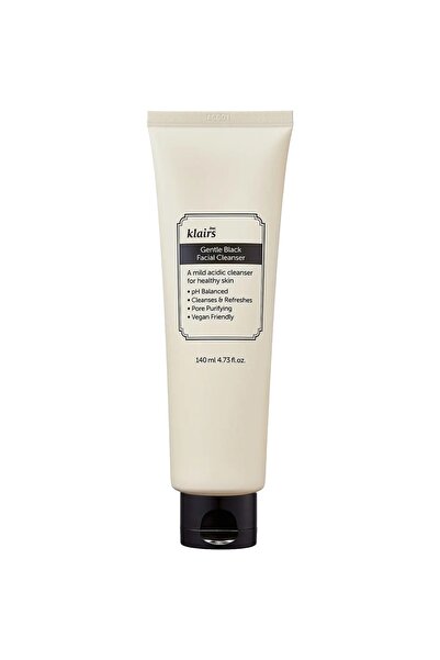 Dear Klairs Gel de curățare facială Klairs Gentle Black, 140 ml