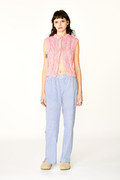Cats Seek Revenge Cats Blue Striped Long Pants