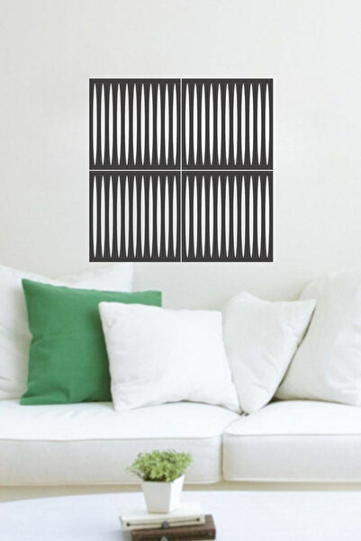 lexi Dekoratif Ahşap Duvar Paneli Lazer Kesim MDFLAM 40x40 / 34x34 / 28x28 Cm...