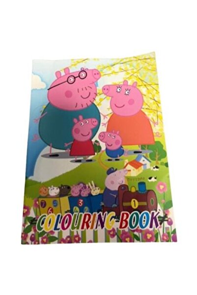 OEM Carte de colorat Peppa Pig pentru copii, multicoloră, diverse personaje