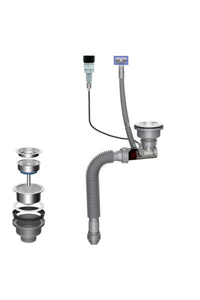 Star Akıllı Mutfalk Evye Sifon Takımı Kumandalı